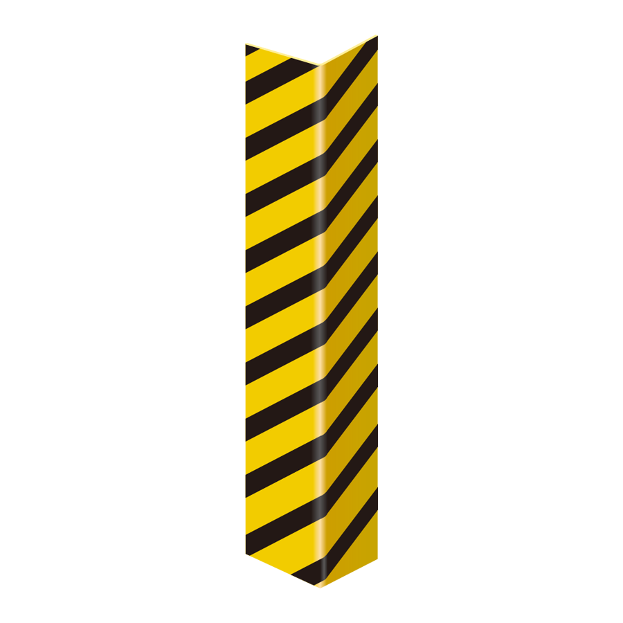 サントラ角（カド）クッション 無反射 黄黒 長さ2m（XL） 参考画像 - 1