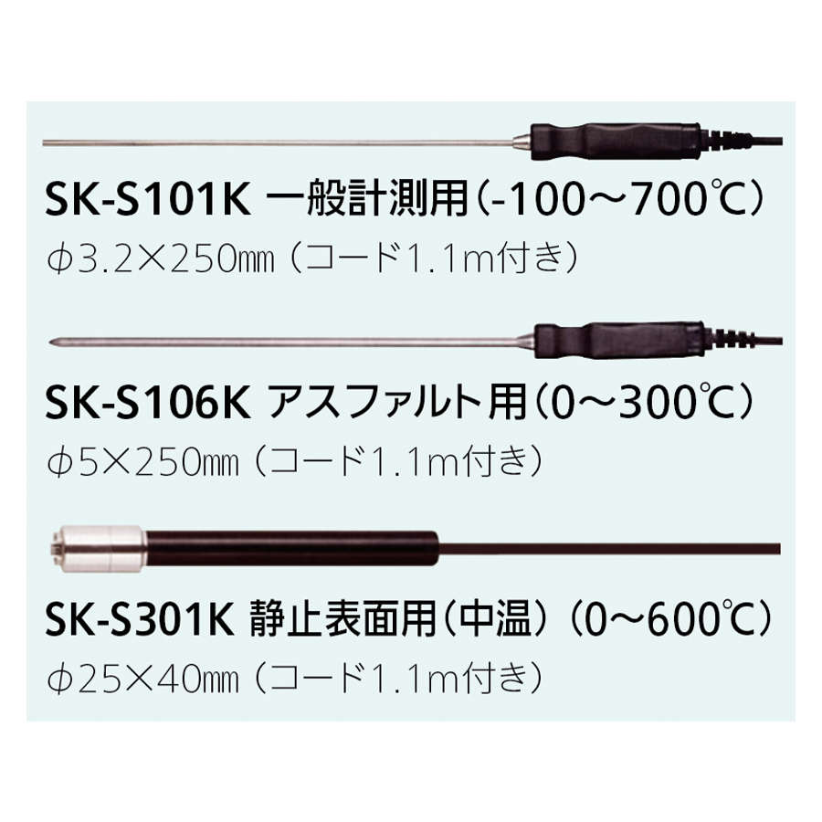 メモリ機能付 防水型デジタル温度計 SK-1260 参考画像 - 2