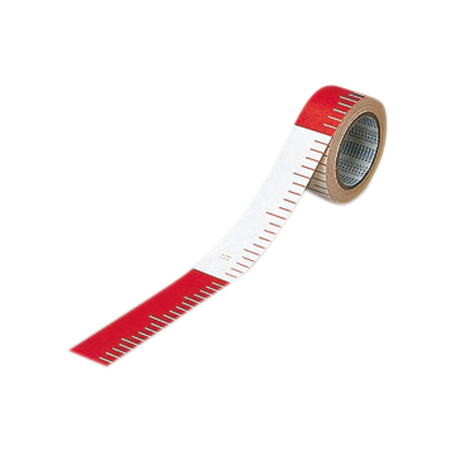丁張ロッド 50mm×25ｍ 赤白20cm間隔