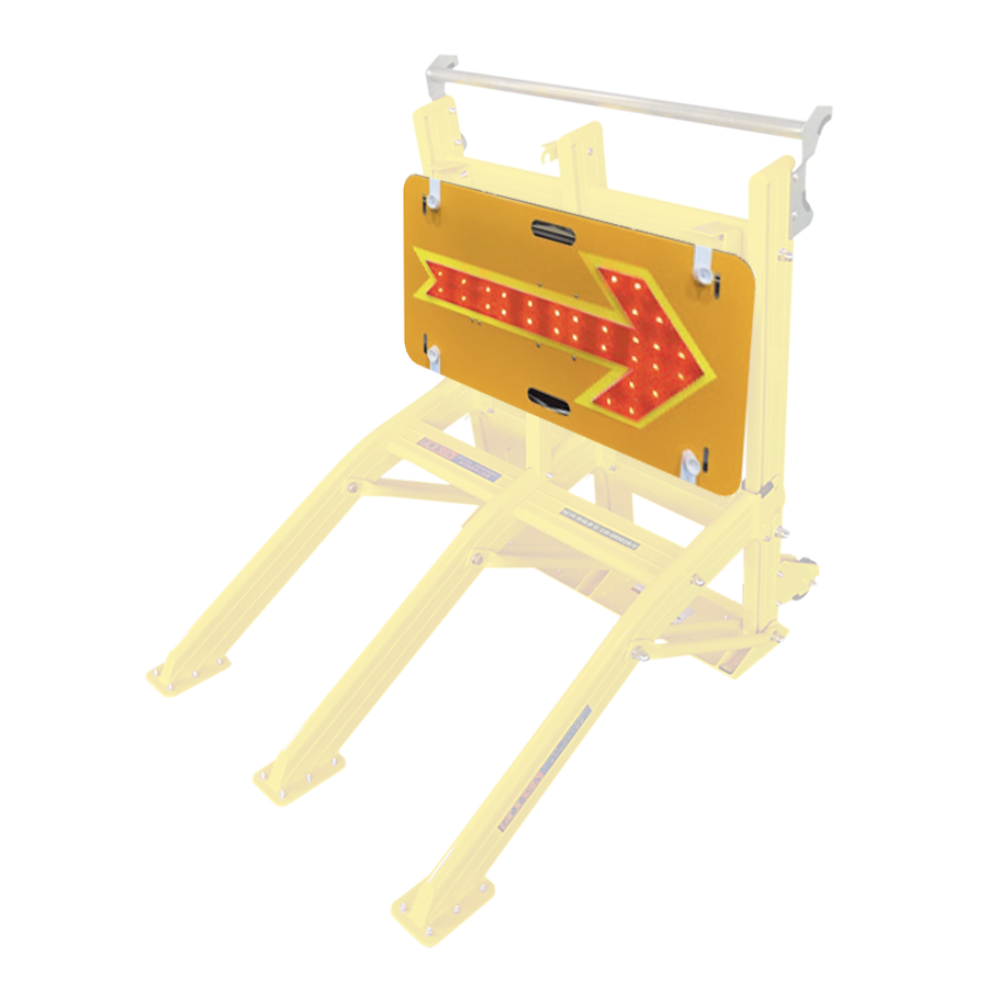 進入車両強制停止装置 とまるくん LED矢印板