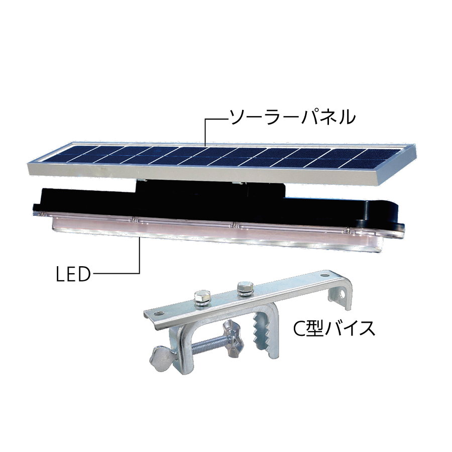 看板照明 ニコソーラー、アトリウムC型