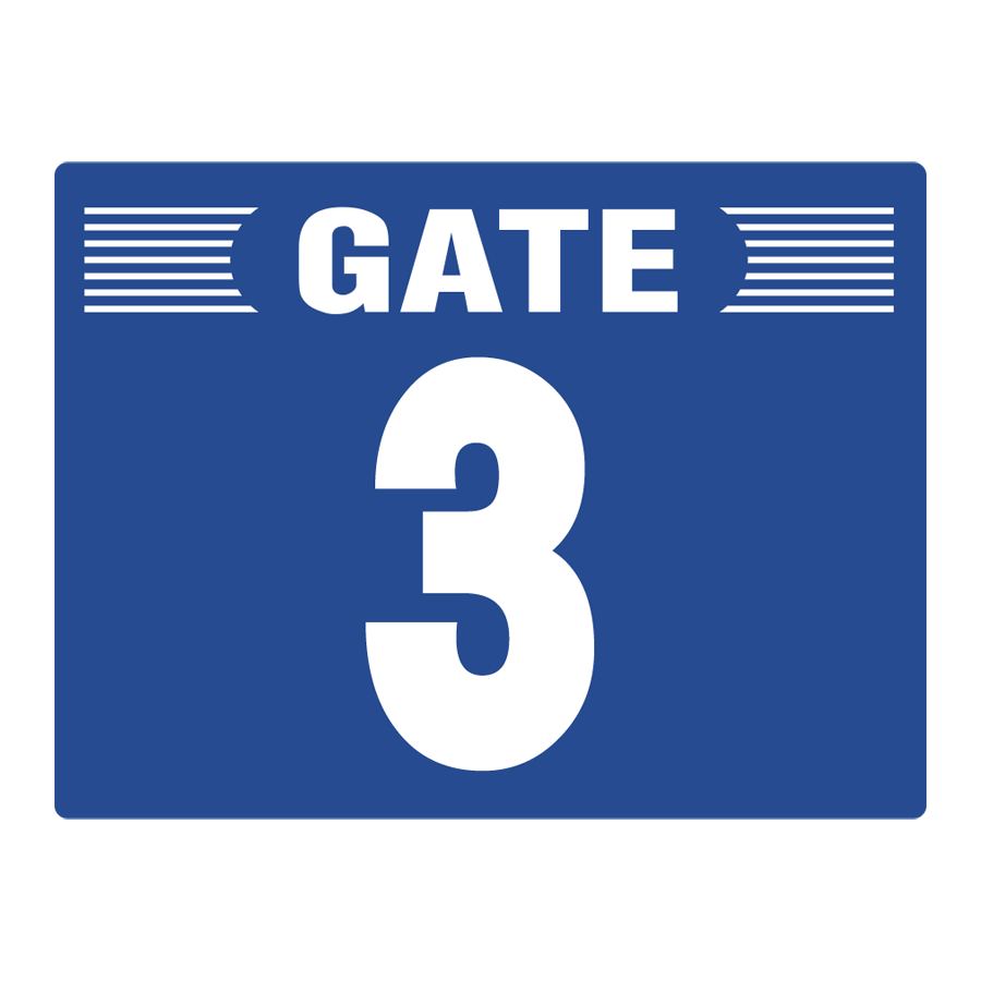 ゲート表示板　305-302 GATE3