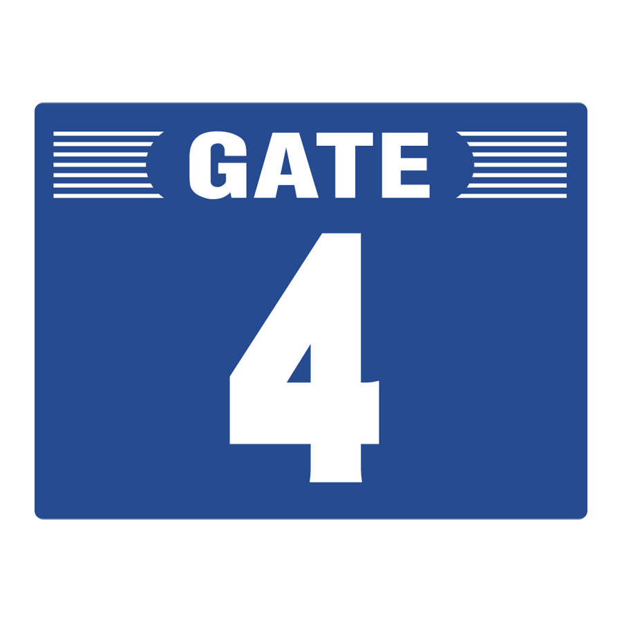 ゲート表示板　305-303 GATE4 参考画像 - 1