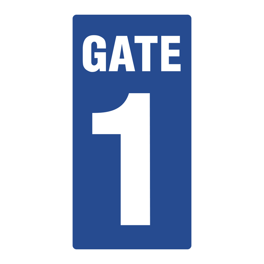 ゲート表示板　305-30A GATE1