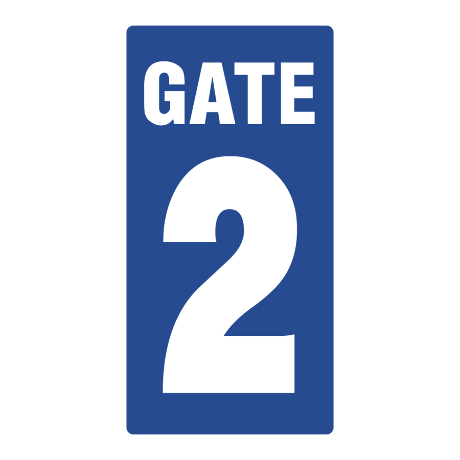 ゲート表示板　305-31A GATE2 参考画像 - 1
