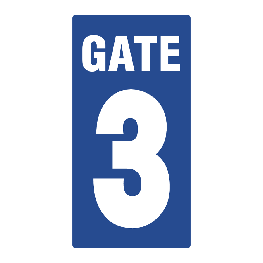 ゲート表示板　305-32A GATE3