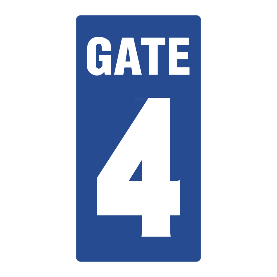 ゲート表示板　305-33A GATE4