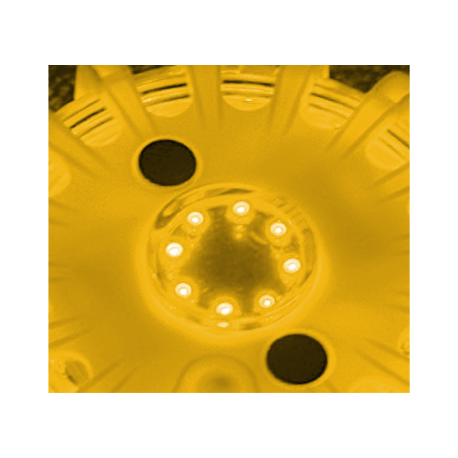 LEDトラフィックフレア HS16-9　黄（充電器付）　 参考画像 - 2