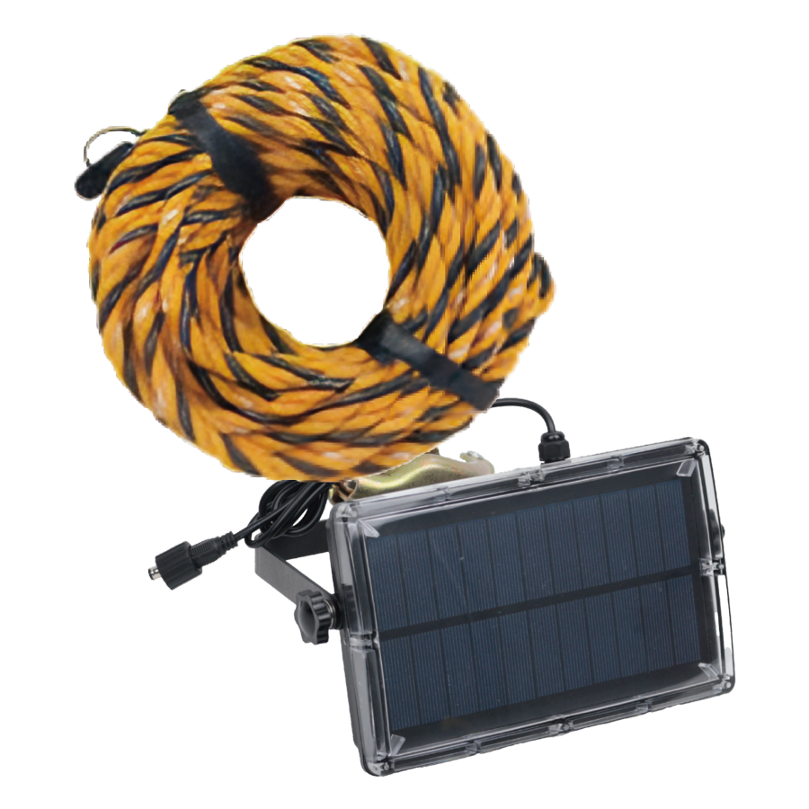 ソーラー式LED付きトラロープ