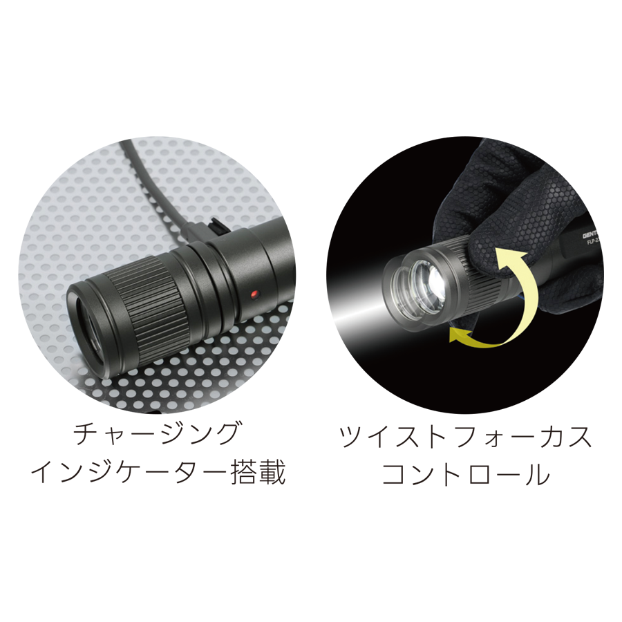 LEDフラッシュライト　FLP-2307 参考画像 - 2