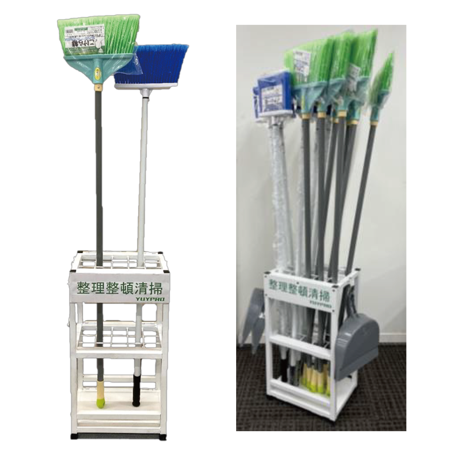 清掃用具収納 5Sラック