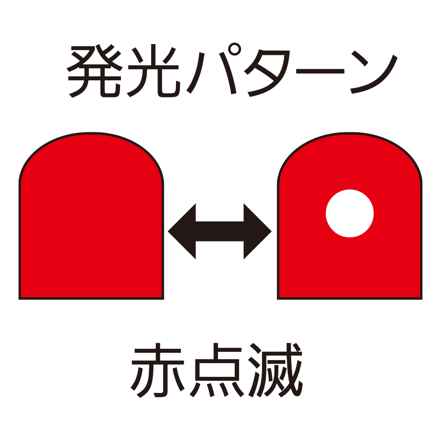 ソーラー保安灯 ST2-180Red（赤） 参考画像 - 4