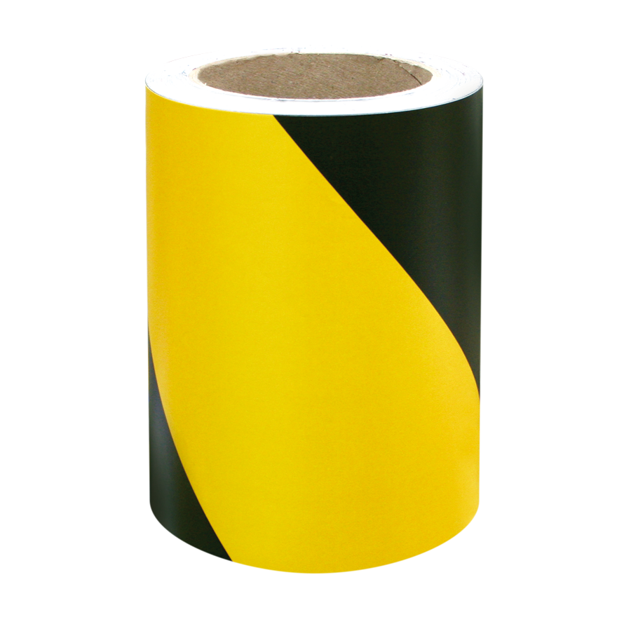 ダイヤテープ 黄黒 （反射）10m 幅150mm 参考画像 - 1