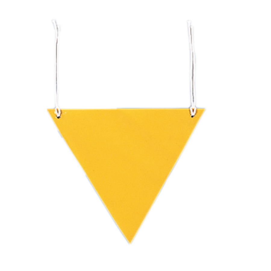 三角旗 無地（黄） 参考画像 - 1