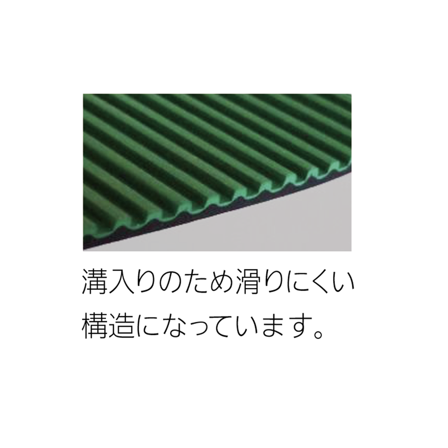 B山ゴムマット ヨコ溝タイプ 長さ10m 参考画像 - 3