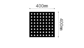 パネルサイズ400m